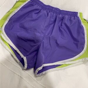 Calvin Klein Purple Athletic Shorts with Retro Style